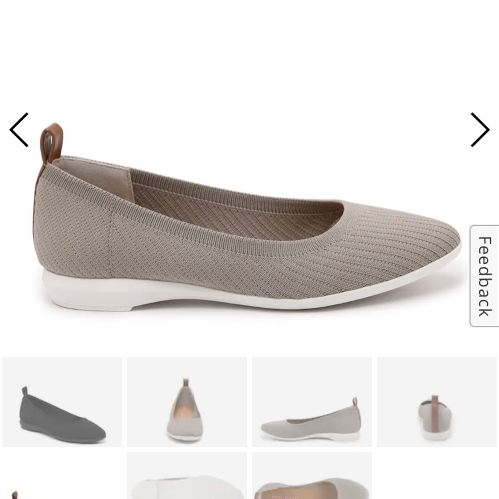 Gray Flats: Size 9, Kelly & Katie